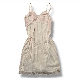 Lace-Trim Slip in Soft Blush